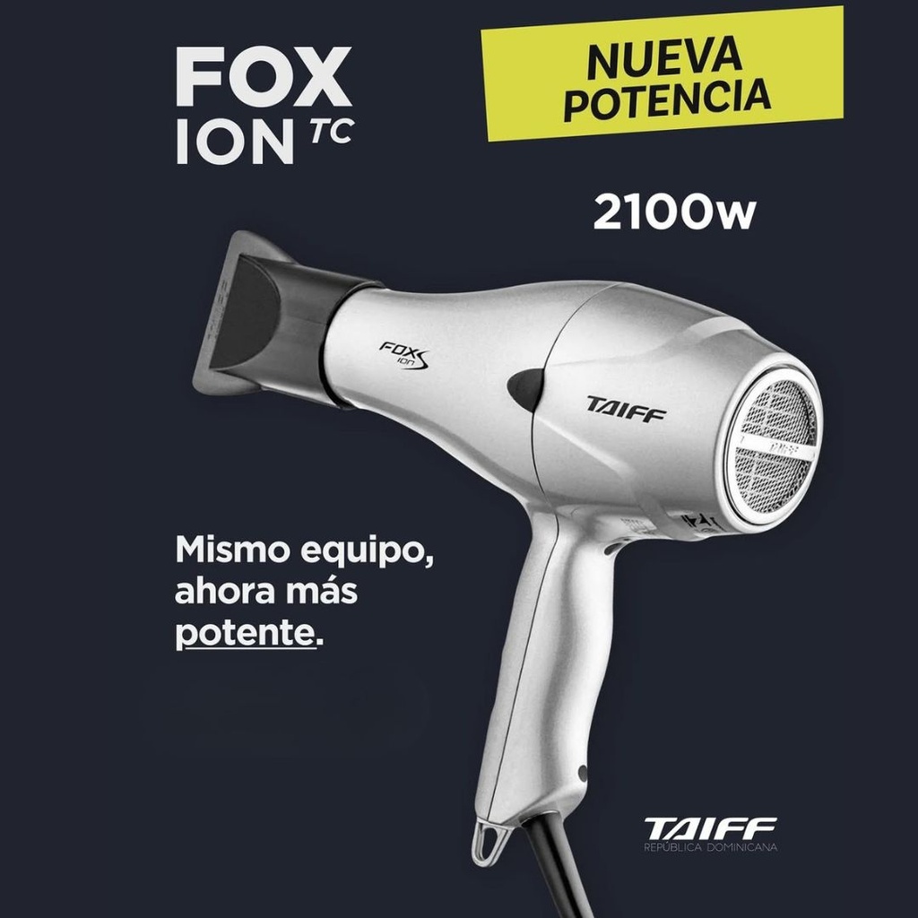 BLOWER FOX ION GRIS TAIFF 2100 WATTS