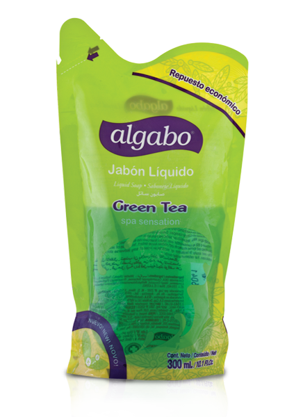 [6040887] ALGABO REPUESTO JABON LIQUIDO GREEN TEA