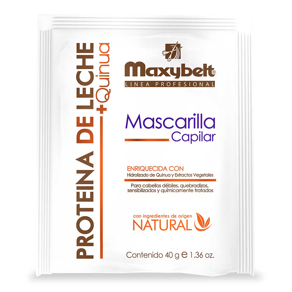 [MX37063] MAXIBELT PROTEINA LECHE MASCARILLA 40ML