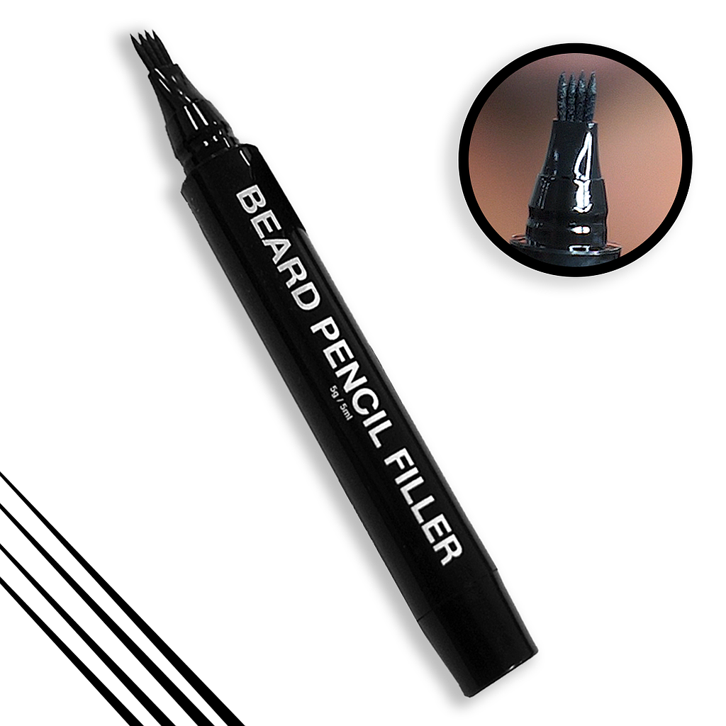 [P0731] Pacinos Beard Pencil Filler - BLACK