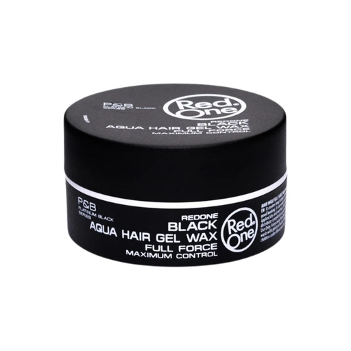 [RO6240] AQUA HAIR GEL WAX FULL FORCE BLACK 150ML