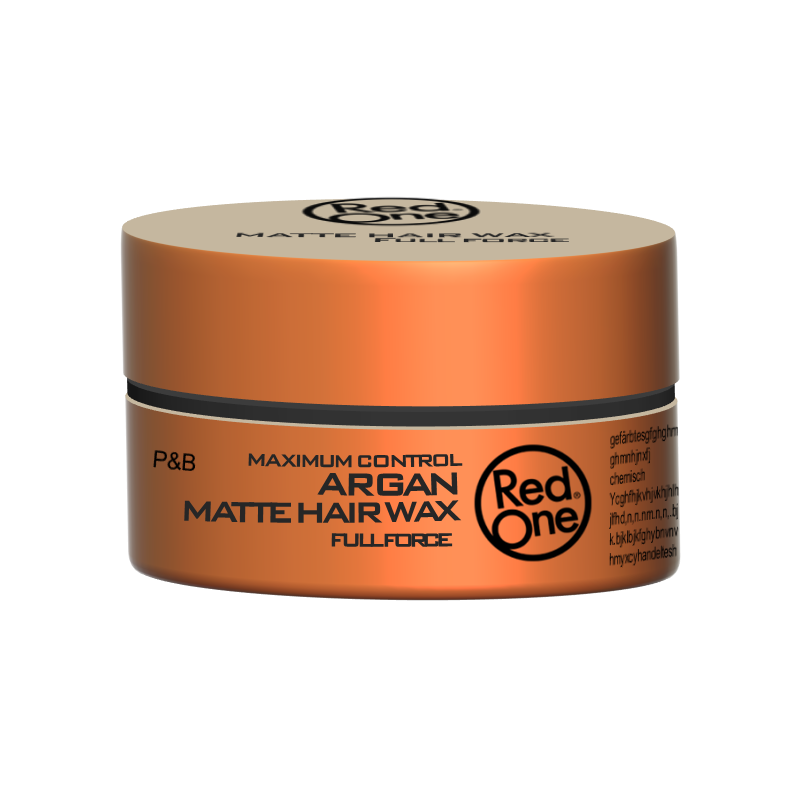 [RO8558] AQUA HAIR WAX FULL FORCE MATTE ARGAN 150ML