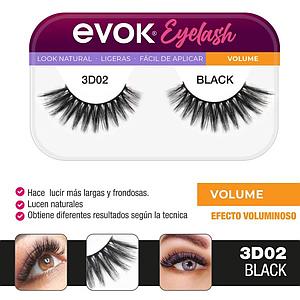 [EV-ELH-3D02] PESTAÑAS POSTIZAS 3D 02 EVOK