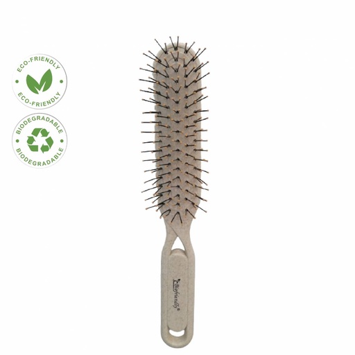 [BIO5460N] CEPILLO BIOFRIENDLY V-SHAPED BRISTLES NARROW NATURAL