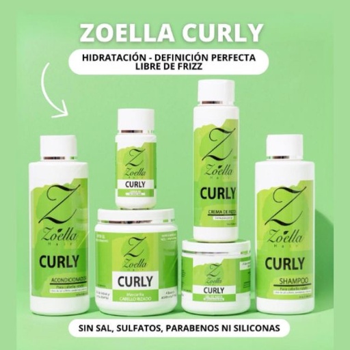 [39-ZO0087] ZOELLA RIZOS CREMA PEINAR 8OZ