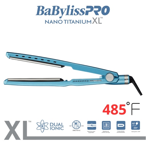 [BNT9091TXLUX] BaBylissPRO® Plancha Nano Titanium XL 1 1/4´ 9091