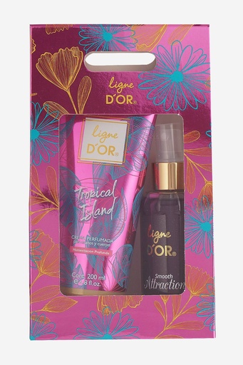 [LD70247-4931] ESTUCHE CREMA X 200 ML + SMOOTH ATTRACTION X 120 ML LIGNE DOR