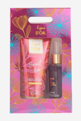[LD70248-4948] ESTUCHE CREMA X 200 ML + SPLASH SHINY LOVE X 120 ML LIGNE DOR