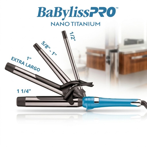[BNT4UX] BaBylissPRO® CURLING IRON SET Nano Titanium™