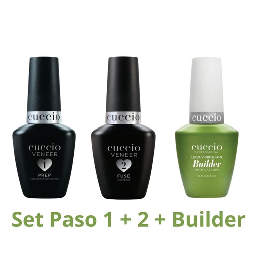 [SET12B] Set Cuccio Builder Paso 1 & 2 + Builder 13ml