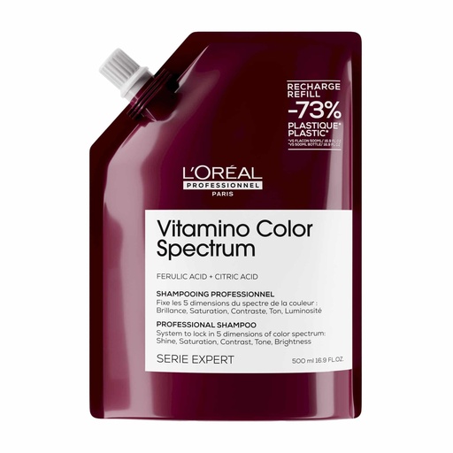 [E433400] Vitamino Color Spectrum Champú sin sulfatos 500ML Refill