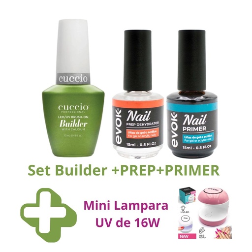 Set Cuccio Builder + PREP + PRIMER