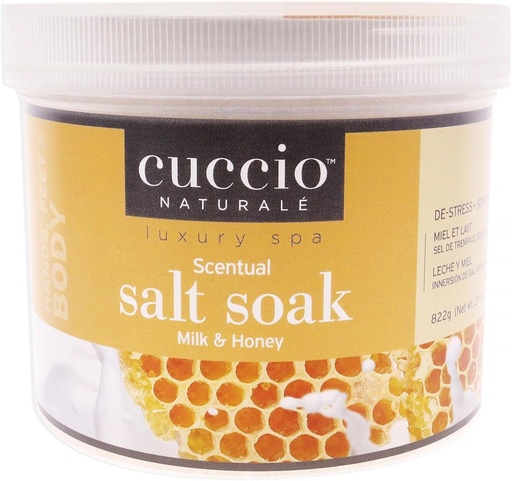 [CNSP4107] Pedi Scentual Salt Soak-Milk and Honey 29 oz.