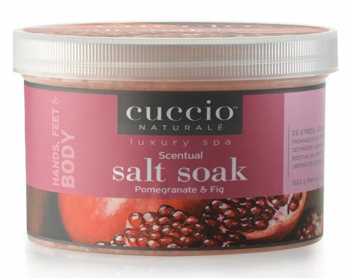 [CNSP4117] Pedi Scentual Salt Soak- Pomegranate and fig 29 oz.