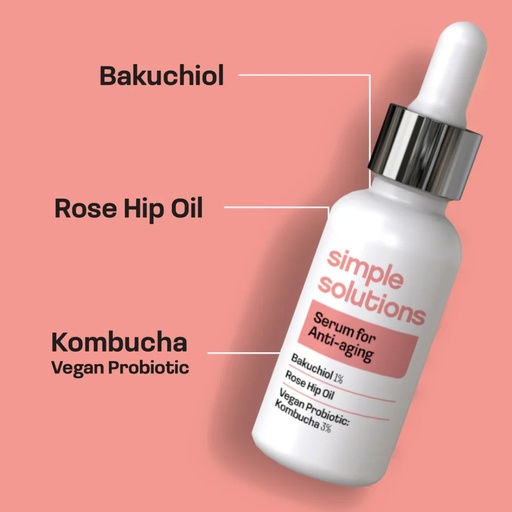 [DE8821] Simple Solutions Suero Anti Edad Bakuchiol 30 ml 1 oz.