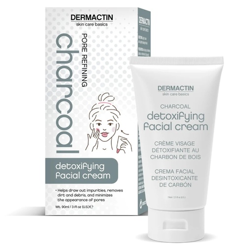 [DE8678] Charcoal Pore Refining Detoxifying Facial Cream 3 oz