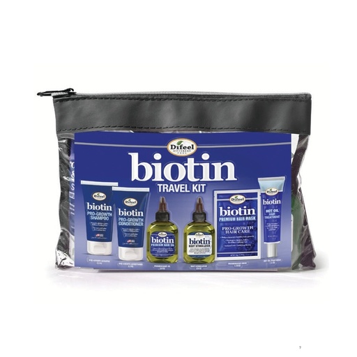 [DI1318] Biotin Hair Care Travel Kit 6-PC Set