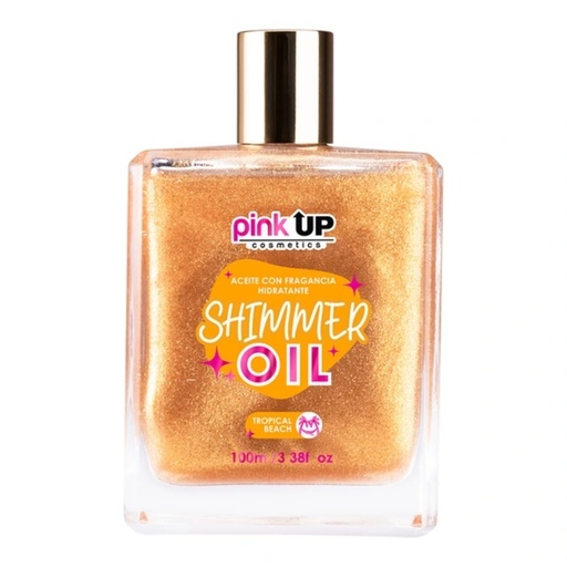 [PKSK38] ACEITE CORPORAL HIDRATANTE CON GLITTER TROPICAL BEACH 100ml