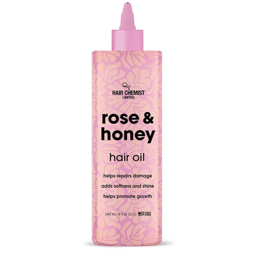 [H49RH80] ROSE HONEY HAIR OIL 8 oz.