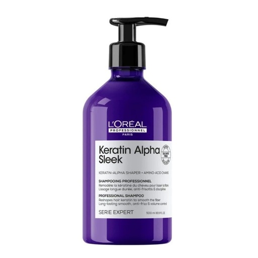 [10-E4565900] Keratin Alpha Sleek Shampoo 500 ml