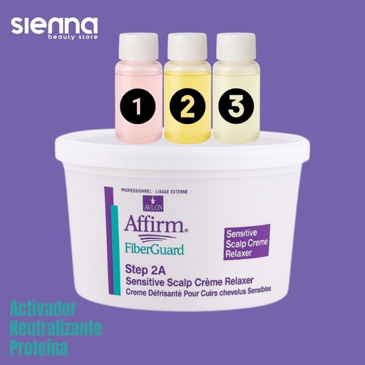 [51168] Avlon FiberGuard Sensitive Scalp Creme Relaxer