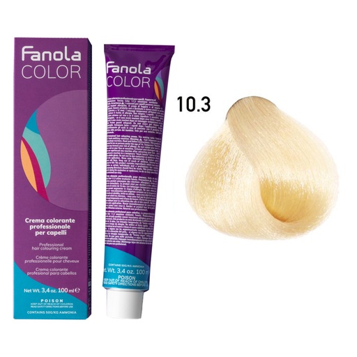 [FA86080] TINTE FANOLA 10.3 100ML DORADO