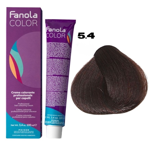 [FA86042] TINTE FANOLA 5.4 100ML COBRIZO