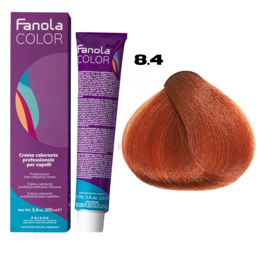 [FA86045] TINTE FANOLA 8.4 100ML COBRIZO