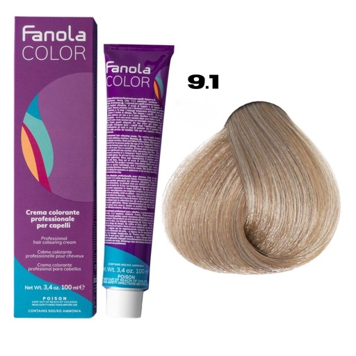 [FA86022] TINTE FANOLA 9.1 100ML CENIZO