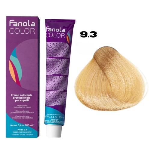 [FA86038] TINTE FANOLA 9.3 100ML DORADO