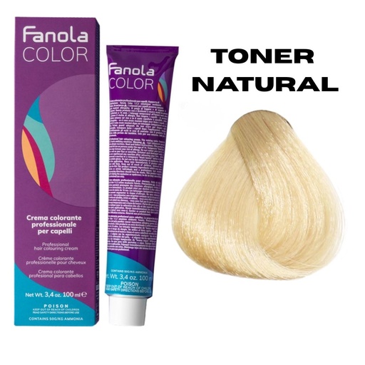 [FA86089] TINTE FANOLA TONER NATURAL 100ML CORRECTOR