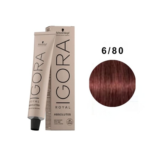 [IR6-80] Tinte Igora Royal Absolut 6/80 60ML