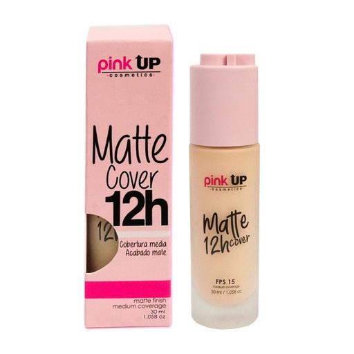 [PKMHR100] MATTE COVER 12HR PINK UP 100